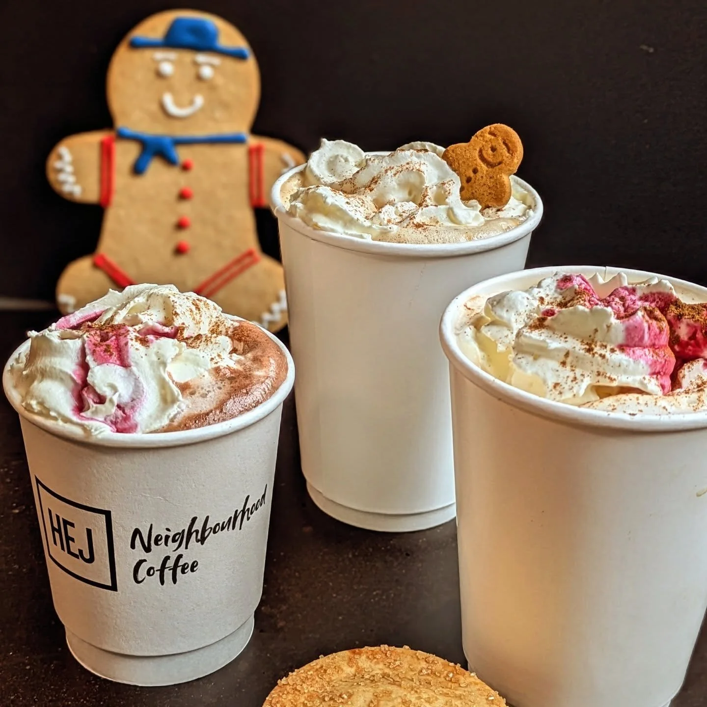 ✨ Sip the season at Her Coffee Shop! From Gingerbread Lattes to Black Forest Hot Chocolate, plus festive bakes fresh from our oven. 🎄☕🍪