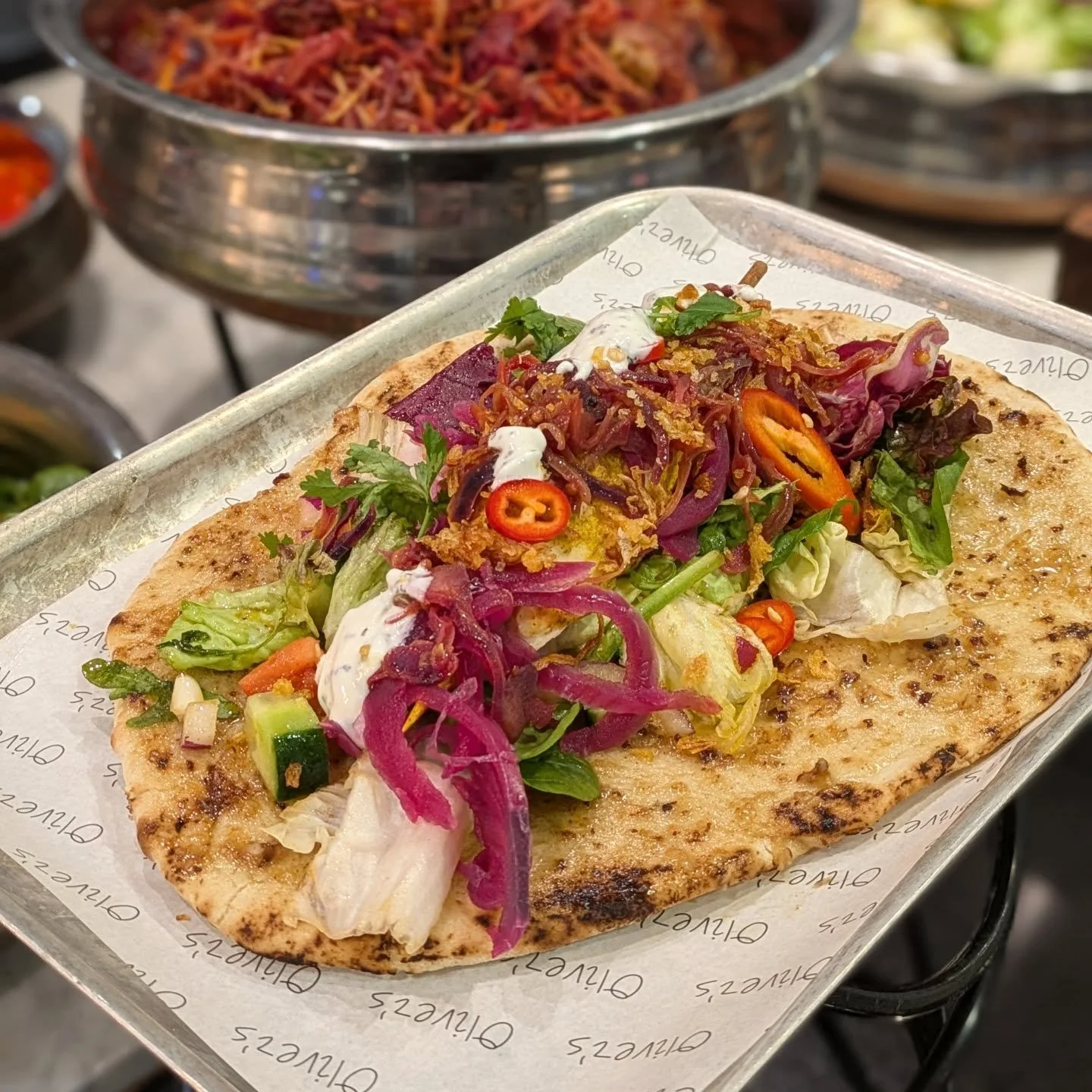 Freshly baked naans, straight from our oven 🔥
Loaded with bold, bursting flavours - chilli paneer, lamb keema, and tandoori chicken.
Today&rsquo;s FIRE&rsquo;D offer is all about Dirty Naans - come grab yours while they&rsquo;re hot!