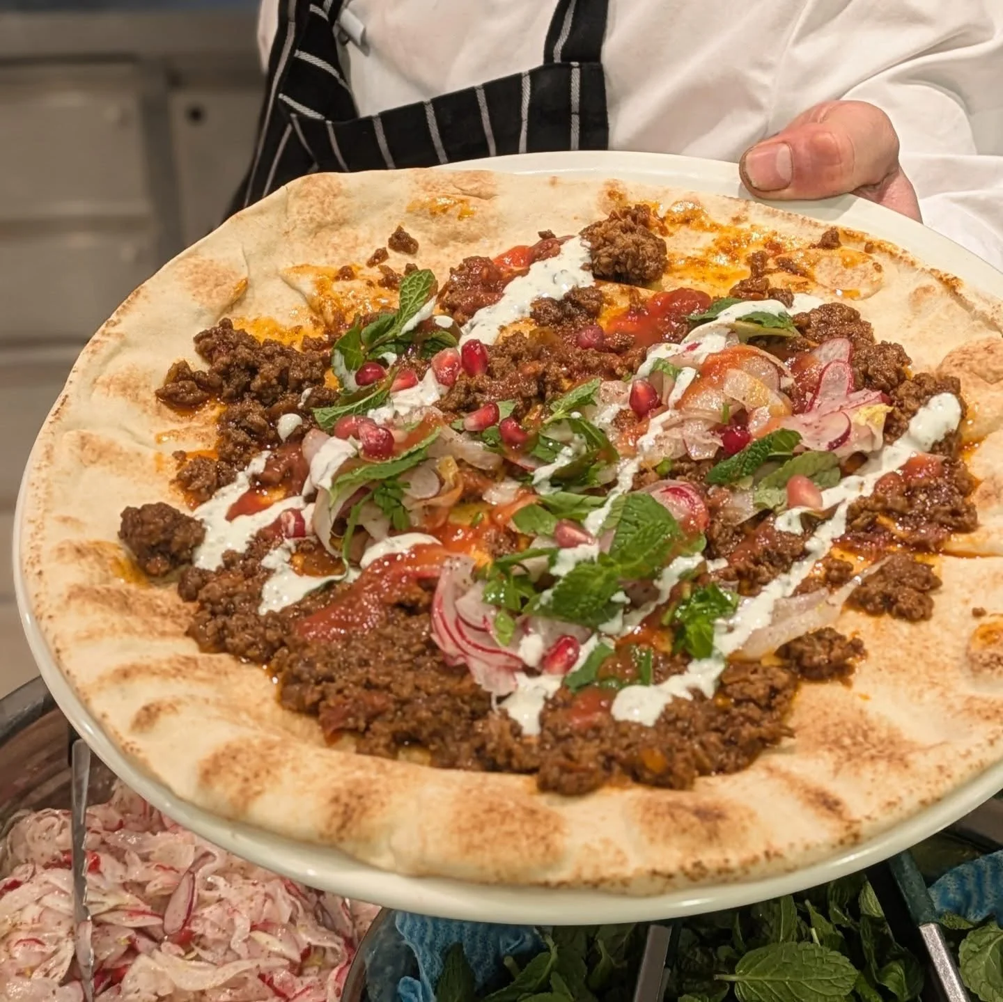 ✨ Oliver&rsquo;s Choice today:
Street pizza done right 🍕🔥

🥩 Lamb Lahmacun - bold, spiced, packed with flavour
🍆 Spiced Aubergine - smoky, savoury, seriously moreish

Big flavour. Small price.
Which one&rsquo;s calling your name? 👀