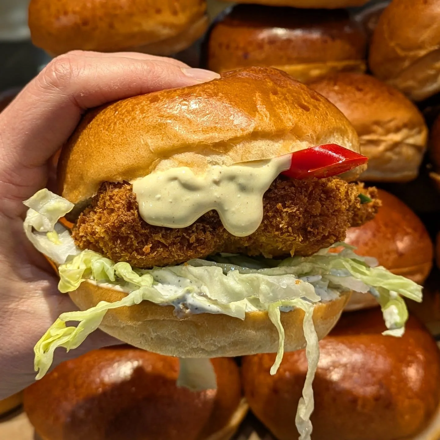 Don&rsquo;t miss today&rsquo;s Oliver&rsquo;s Choice offer- Katsu Chicken Burger, stacked with crispy golden chicken, rich katsu sauce, and all the good stuff you love 🤤

✨ Big flavour. Small price. Always.✨