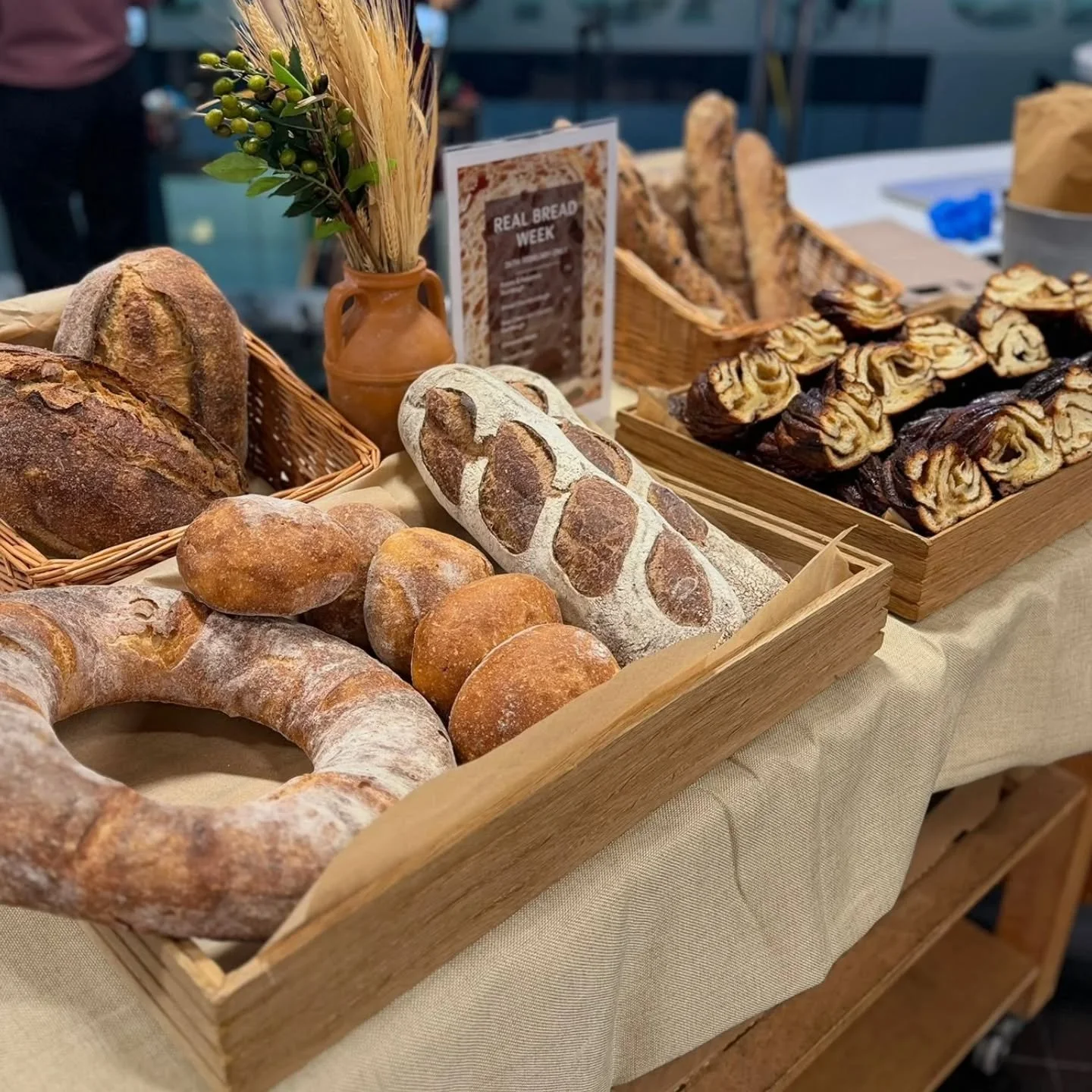 Real Bread Week deserves the real thing 🍞✨

Fresh from our ovens and at Oliver&rsquo;s today only:
&ndash; Cinnamon babkas
&ndash; Sourdough loaves
&ndash; Classic baguettes

Made slow, made proper, made with love.
Come celebrate Real Bread Week wit