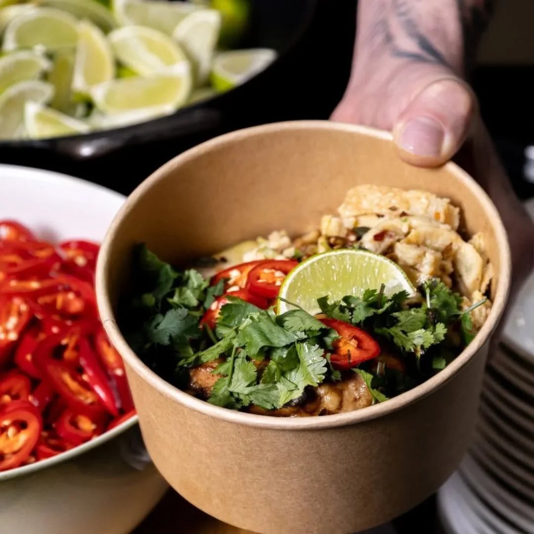 Fancy something banging for your lunch today?🔥

Oliver&rsquo;s has got you covered! Swing by Bangin&rsquo; Bowls counter and get your Pad Thai fix 🌶 🌿 

Pick your protein: halal chicken, tofu, or go 50:50 for the best of both.

Served up with trad
