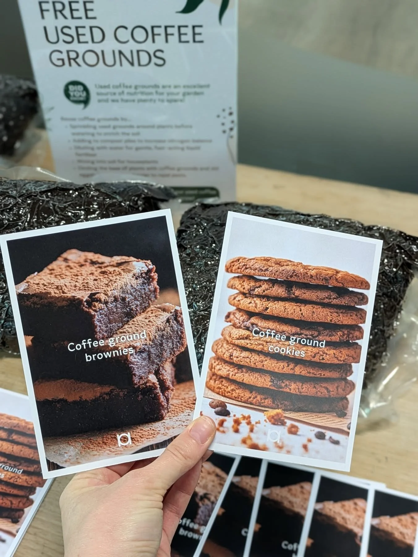 This Earth Day, nothing goes to waste ☕🌱
At UG Hej coffee bar, we&rsquo;re giving our used coffee grounds a second life- free to take home and perfect for enriching your garden or house plants. 
Plus, we&rsquo;re sharing simple recipe cards to turn 