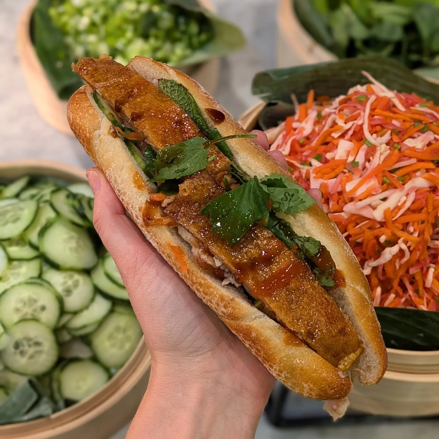 &hellip;and if you fancy something hot instead 🔥

Today&rsquo;s Oliver&rsquo;s Choice is bringing the flavour with our B&aacute;nh M&igrave; sandwich 🥖✨
Crispy baguette, punchy pickled veg, fresh herbs and rich, savoury filling&hellip; it&rsquo;s t