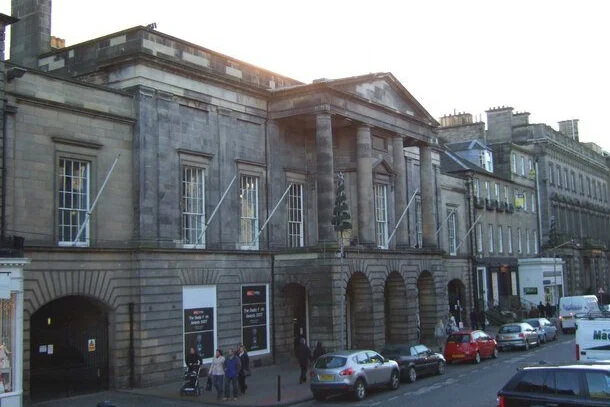 "File:The Assembly Rooms, George Street - geograph.org.uk - 967953.jpg" by GeographBot is licensed under CC BY-SA 2.0