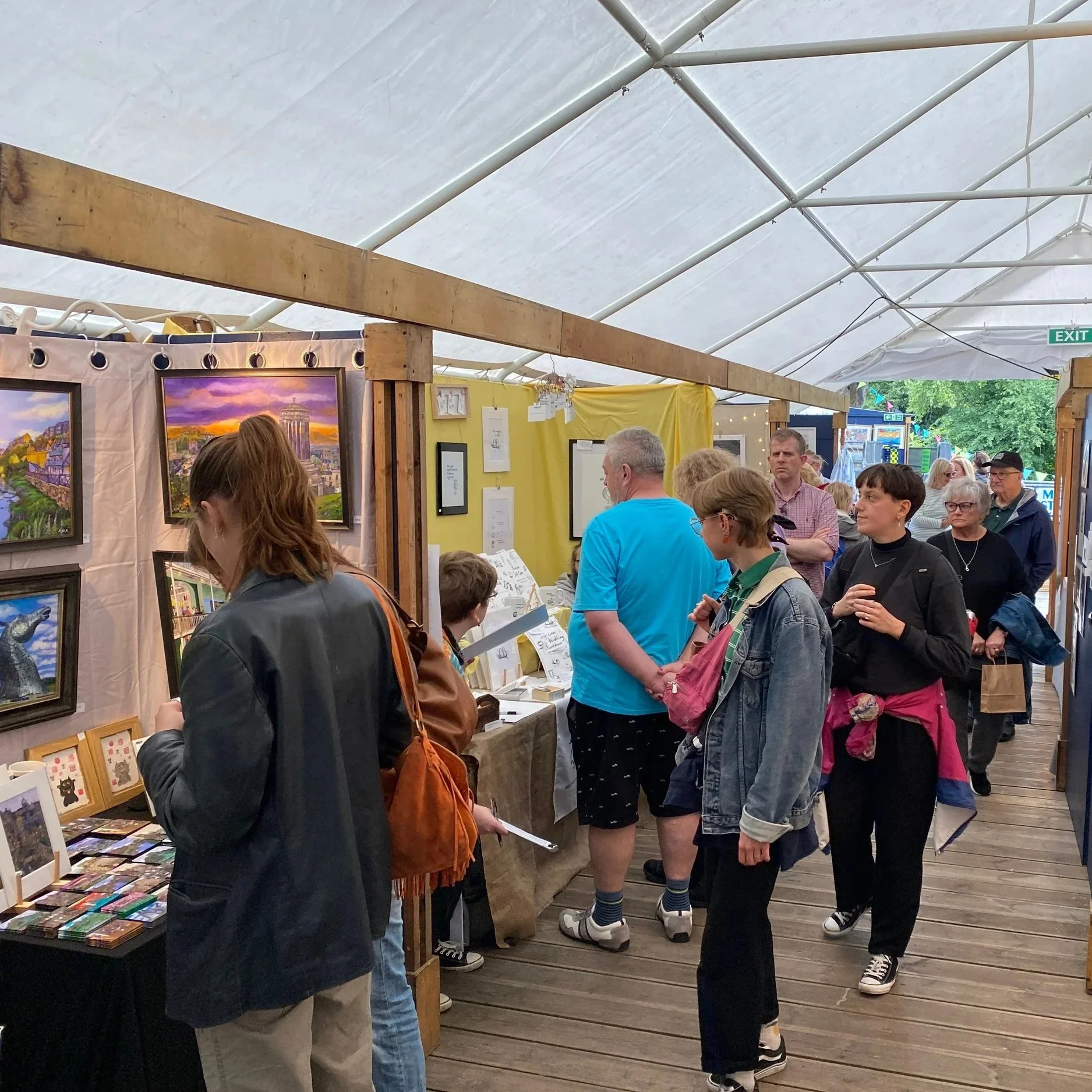 Marquee Gallery Stalls