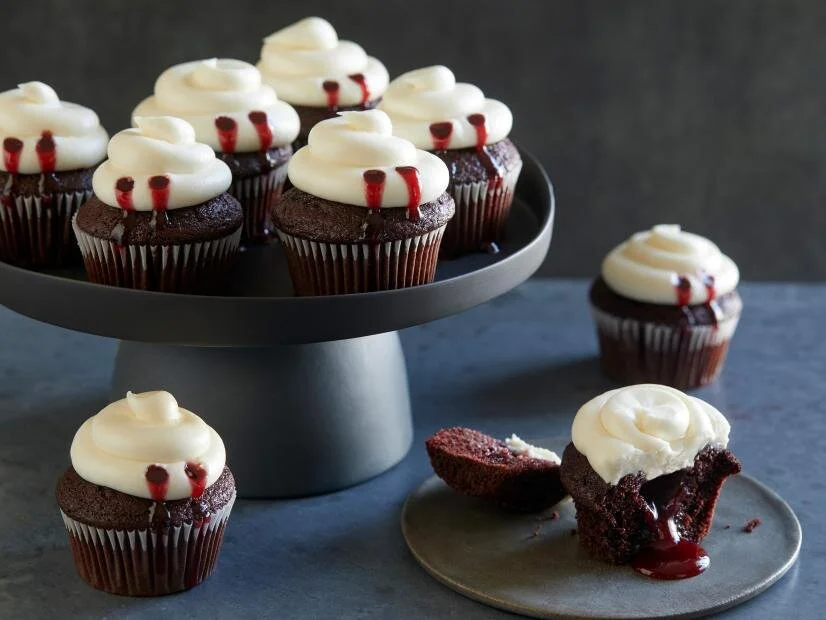 Red Velvet Vampire Cupcakes