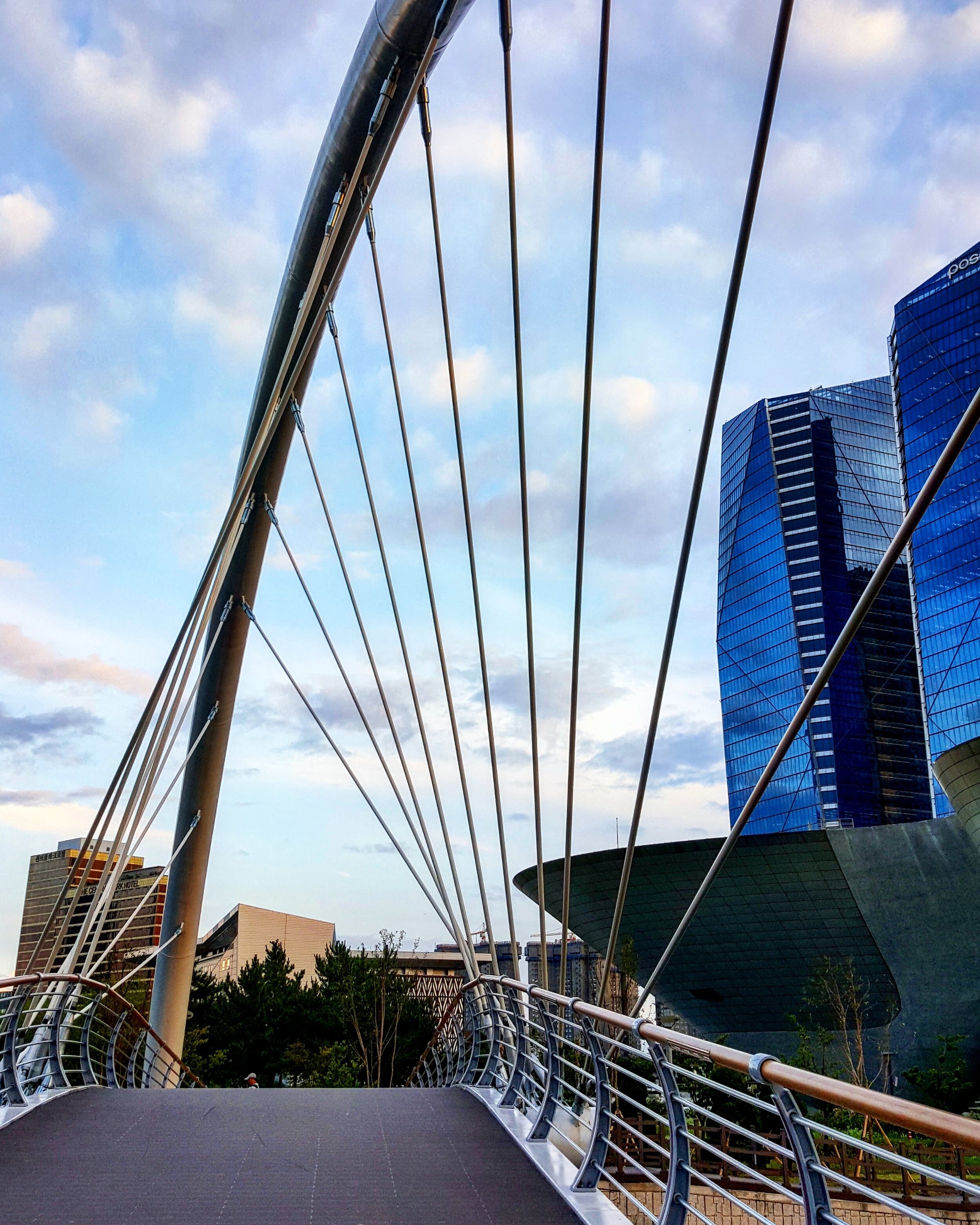 Cross the bridge at Songdo park to explore both sides of this 'green city'