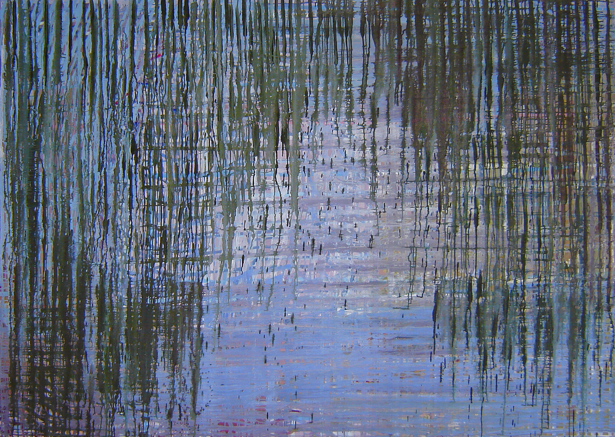 Willows on the water by Mariël van den Eerenbeemt