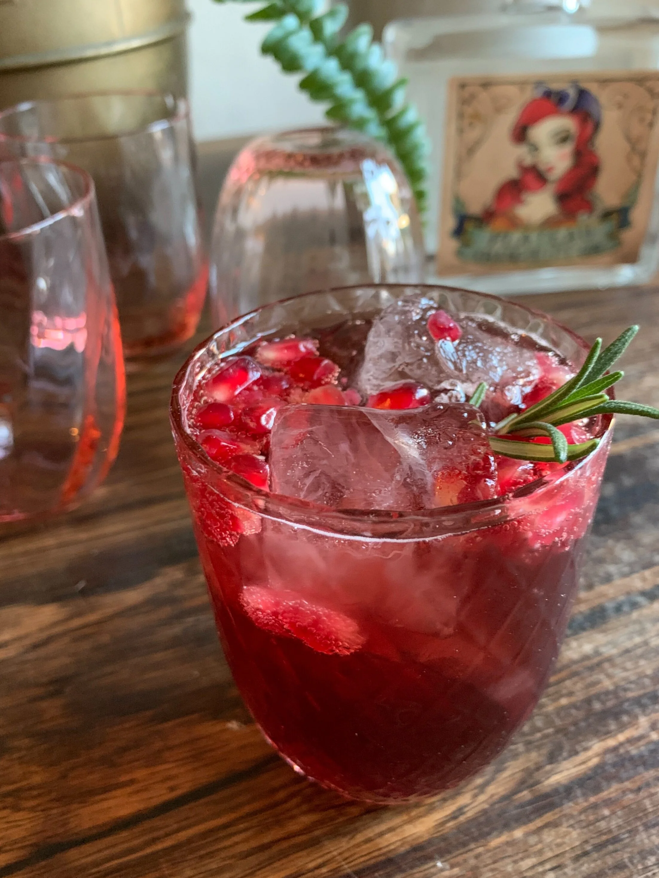 Gin og granatæble