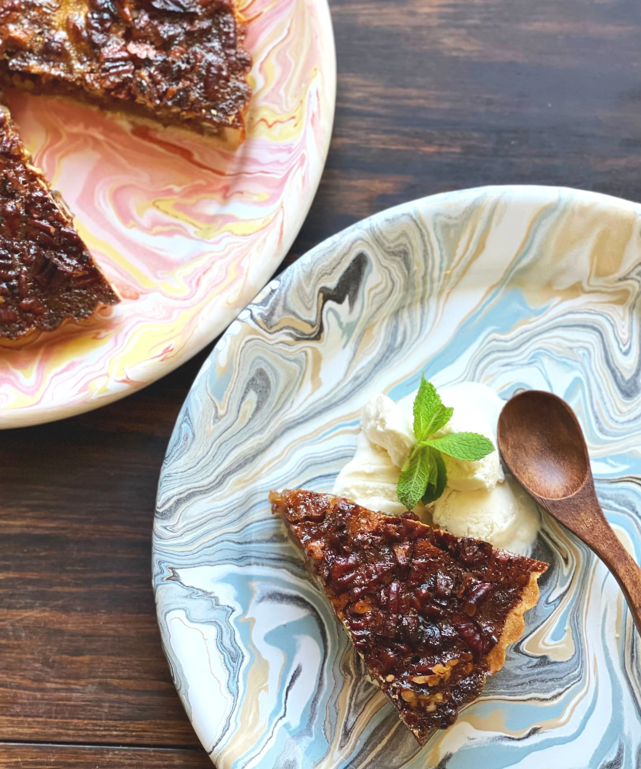 Pecan Pie - med vaniljeis