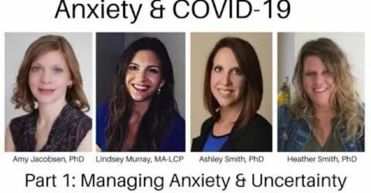 2-Part Video Series on Coping with Anxiety during COVID-19