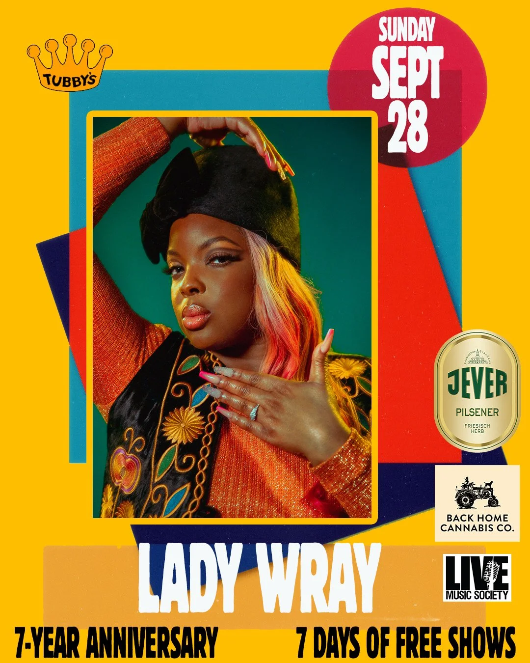 7-YEAR ANNIVERSARY / 7 DAYS OF FREE SHOWS DAY 7 - LADY WRAY