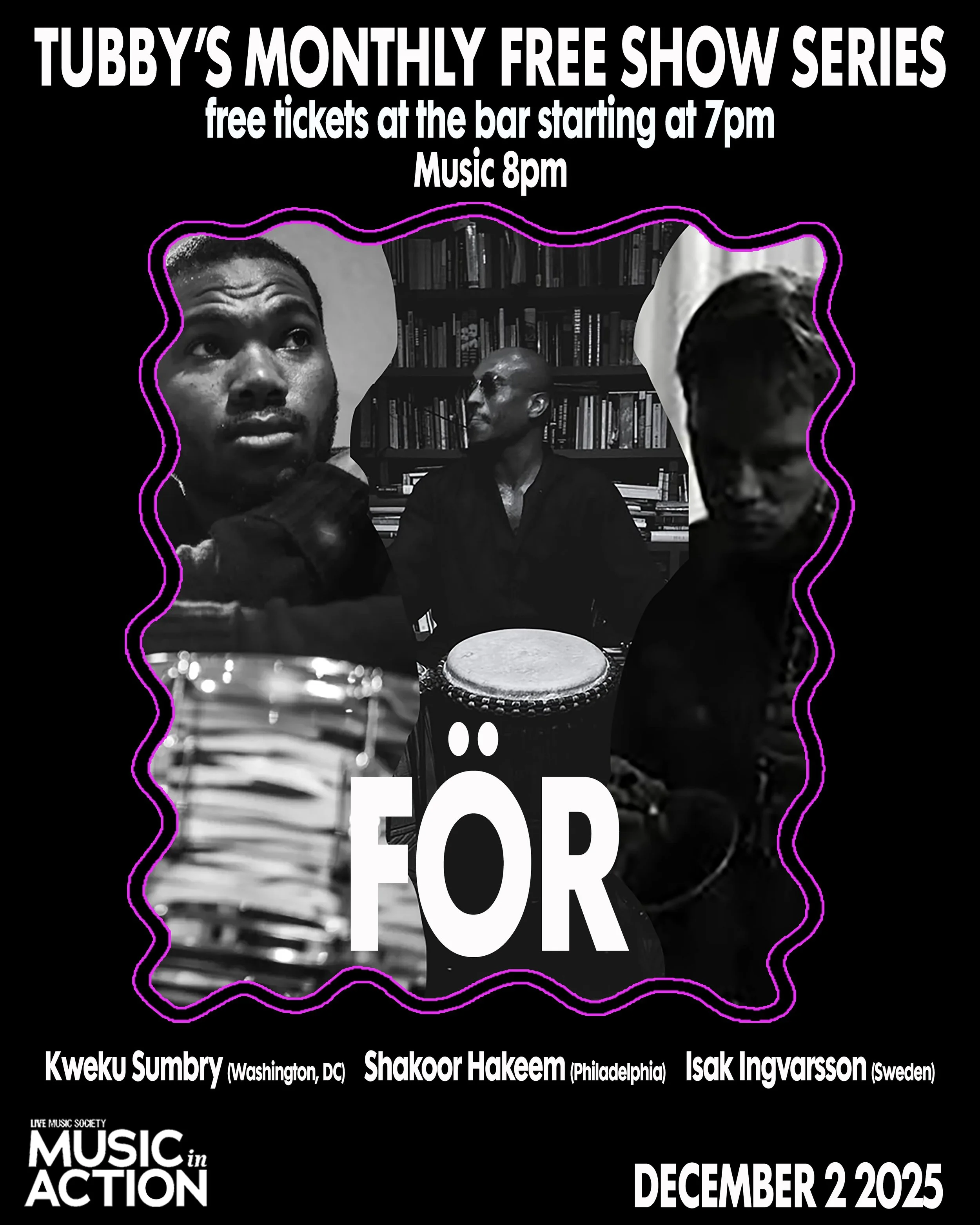 LIVE MUSIC SOCIETY PRESENTS: FÖR