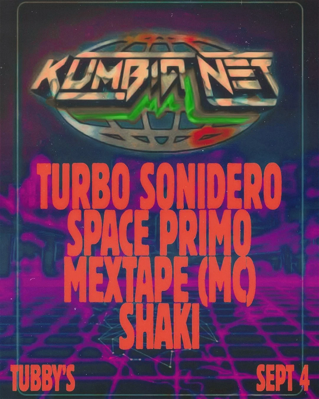 Kumbia Net: Turbo Sonidero + Space Primo + Mextape (Mc) + Shaki