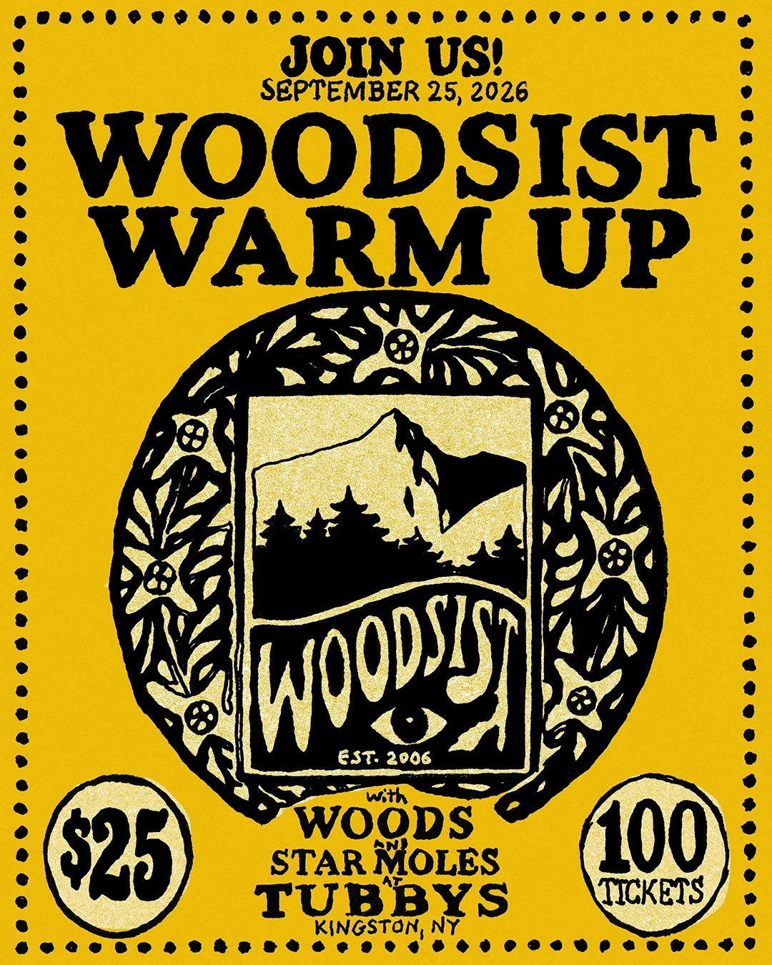 WOODSIST FEST WARMUP W/ WOODS + STAR MOLES