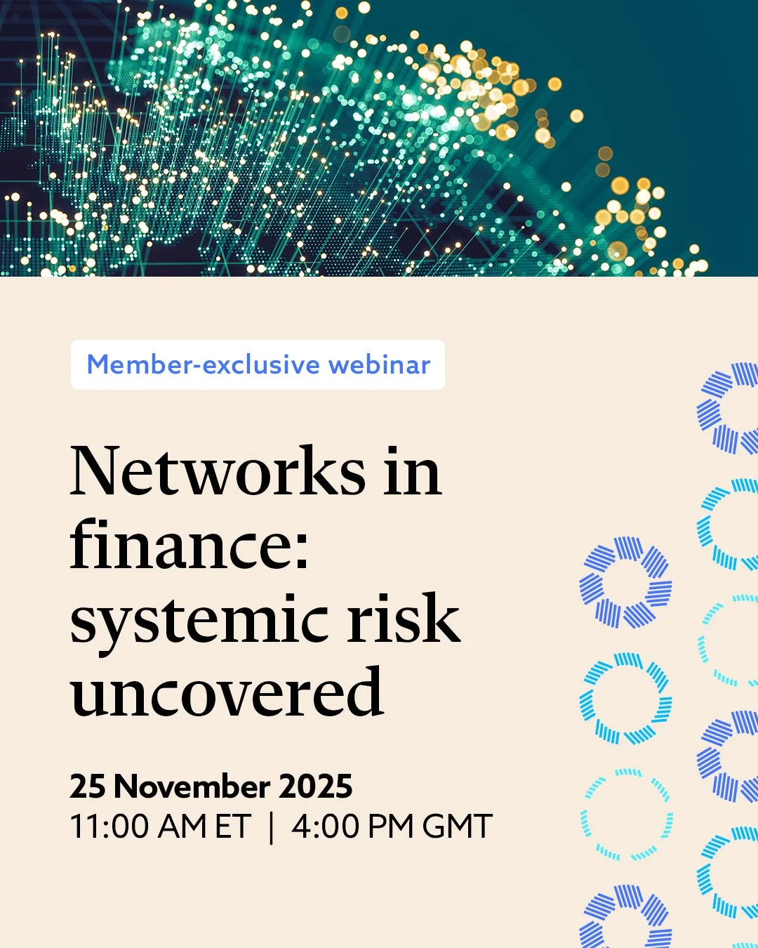 CFA Institute: Networks in finance: Systemic Risk Uncovered, 25.11.2025