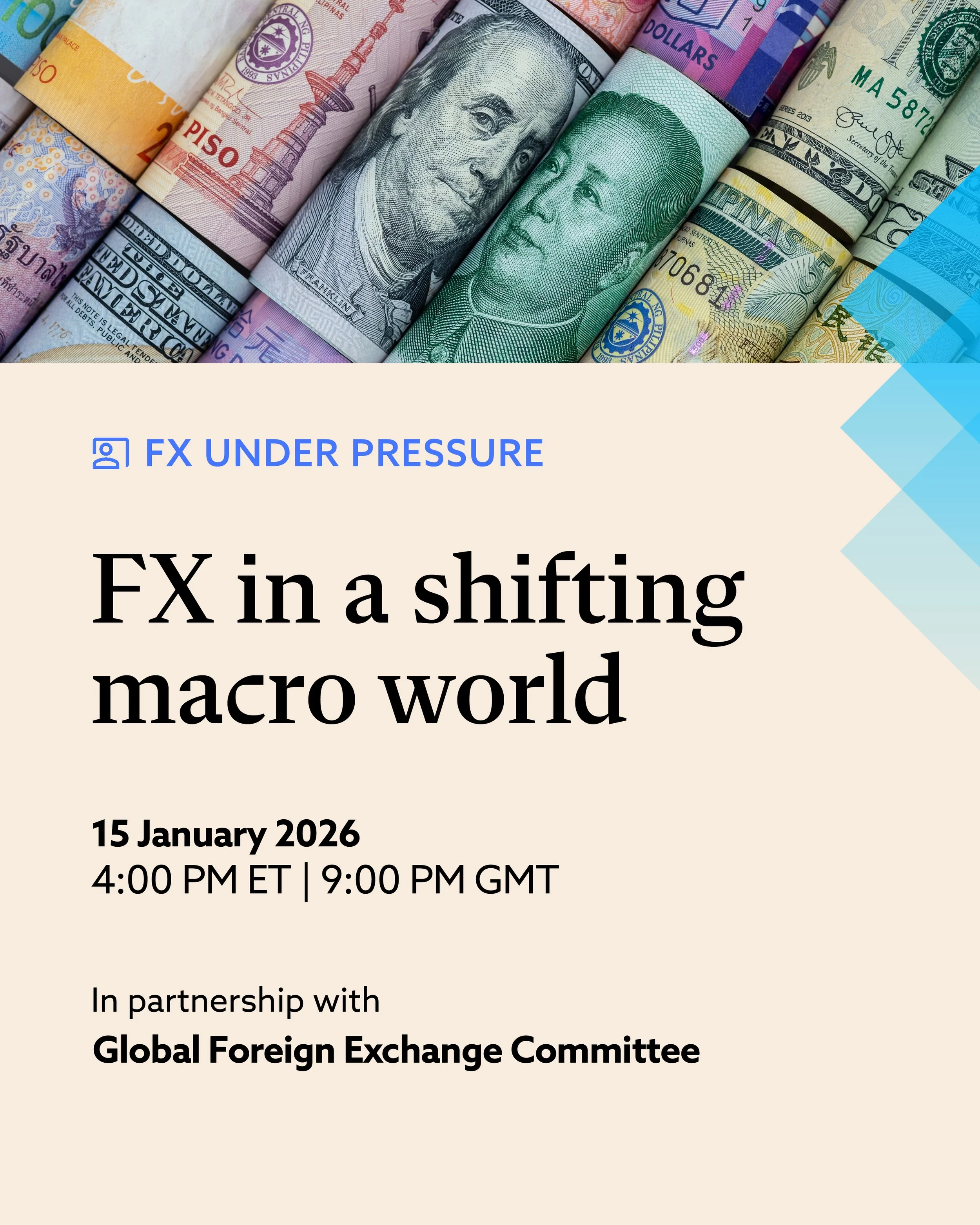 FX under pressure: Strategies for a changing market–session 1, 15.1.2026