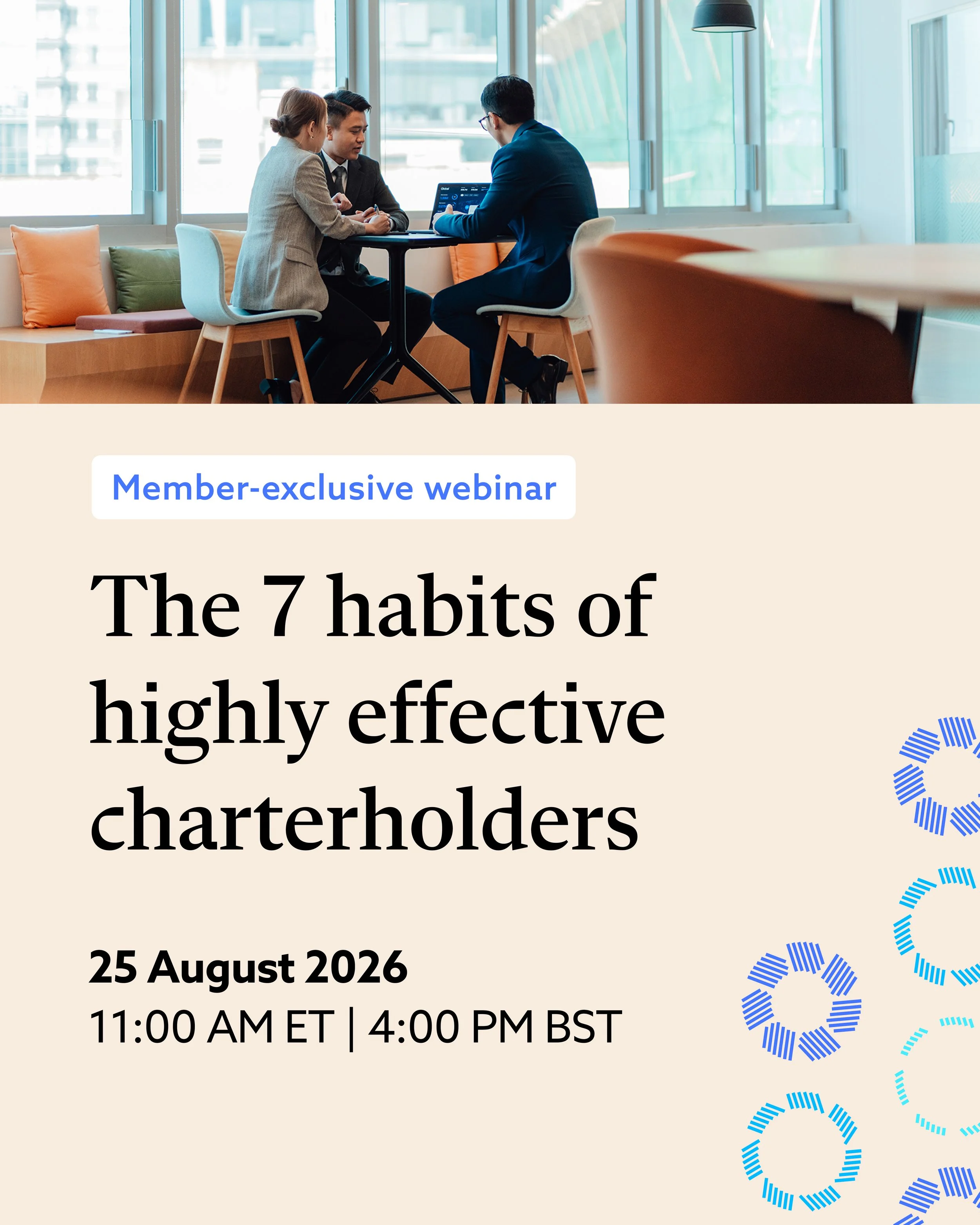 The 7 habits of highly successful charterholders: Timeless principles in modern markets