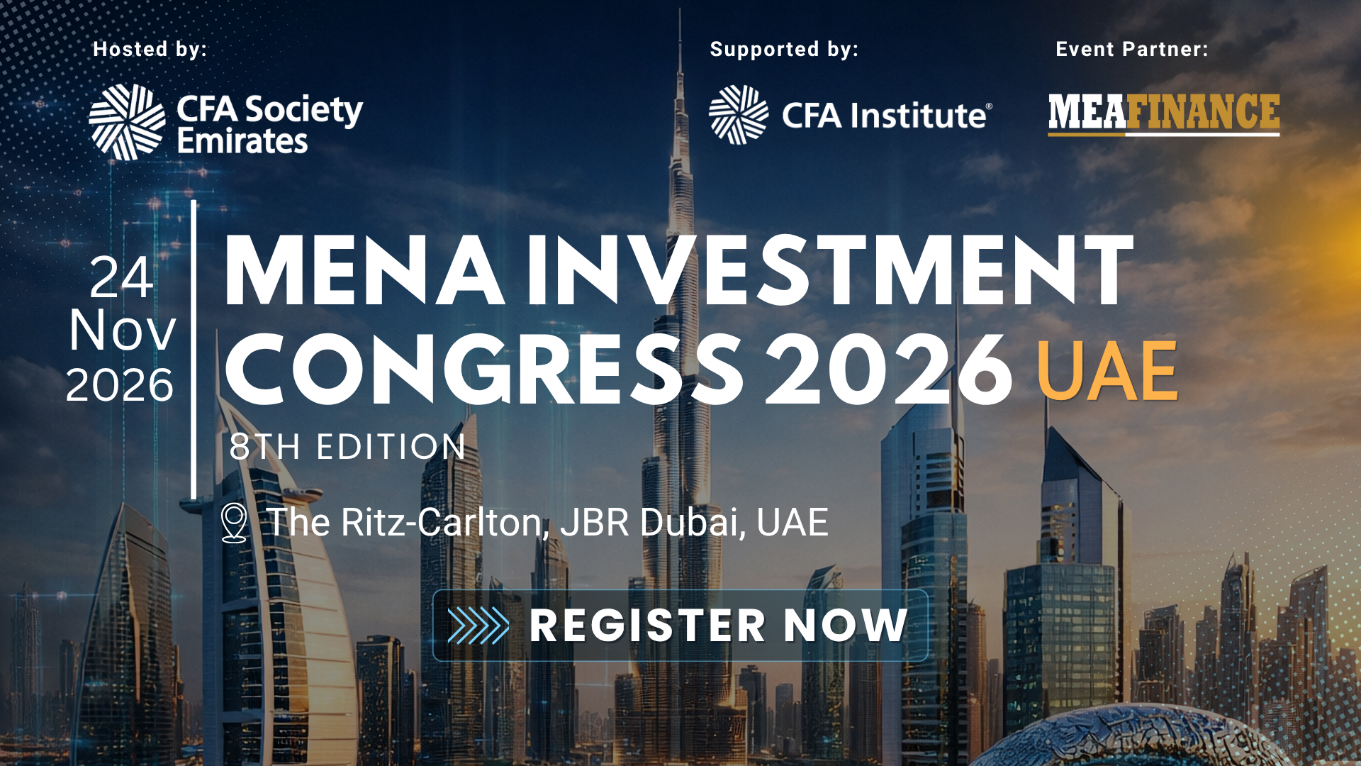 MENA Investment Conference 2026, 24.11.2026 