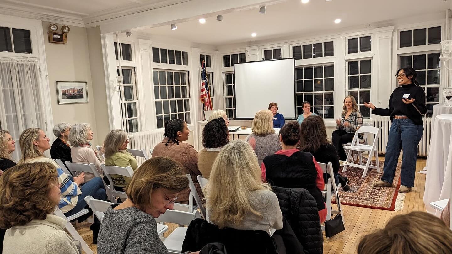 A BIG thank you to Joanna Kelley for being such a wonderful guest speaker last night! Joanna is Portsmouth&rsquo;s Assistant Mayor and owner of Cup of Joe Cafe &amp; Bar located on Market Steeet ☕️ #portsmouthnh #gfwcnh #gfwc #getinvolved