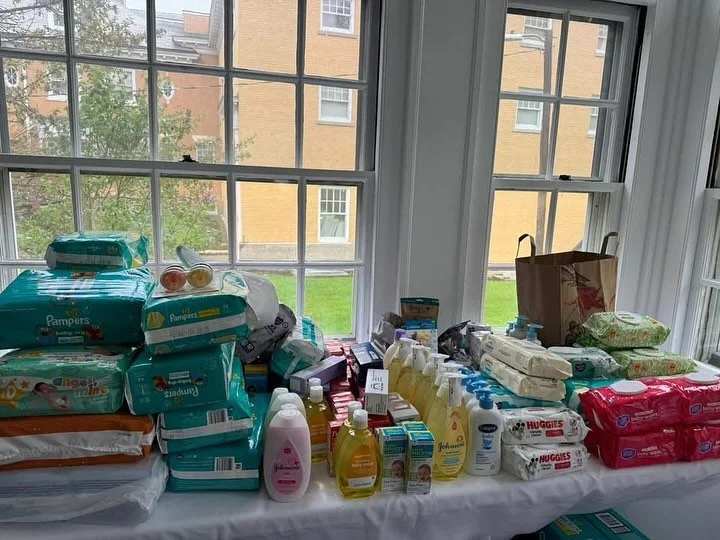 Our annual collection of baby items for Families First was a huge success- thank you to out members for your generosity! #communitybabyshower #gfwc #gfwcnh #familiesfirst #portsmouthnh