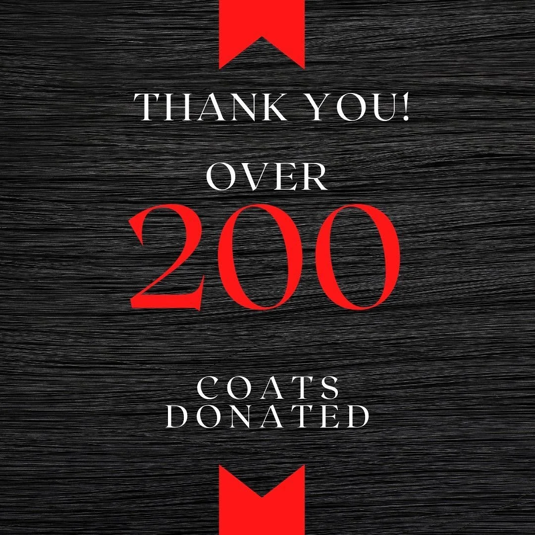 Thank you to our amazing community! We collected over 200 warm coats! The coats are being donated I Got Bridged, Operation Blessing, St. John&rsquo;s Church and St. Vincent de Paul to help those in need. We are beyond appreciative for the tremendous 