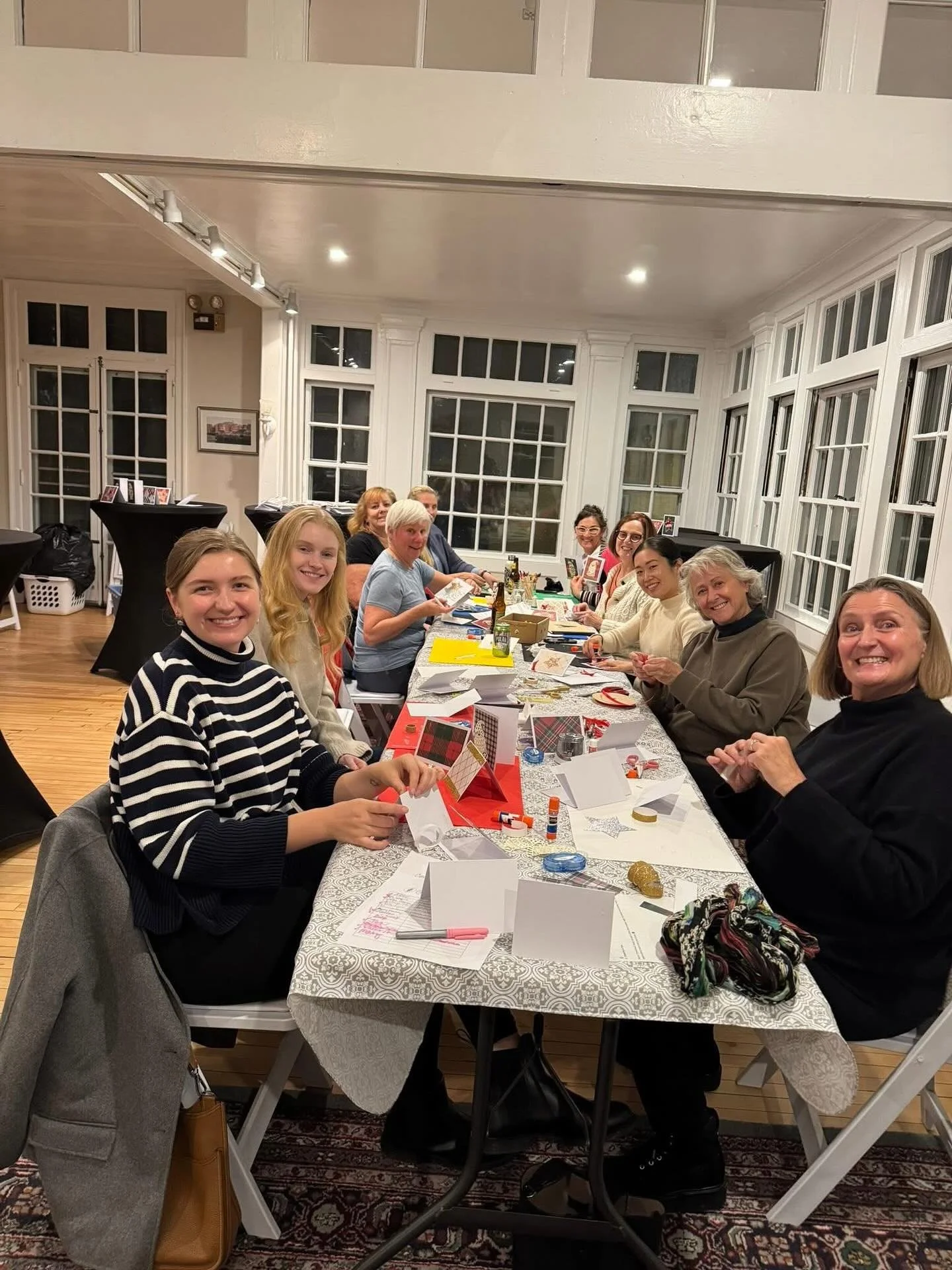 Card making for our active service members! 🇺🇸 #portsmouthnh #gfwcnh #gfwc #usa #seacoastnh