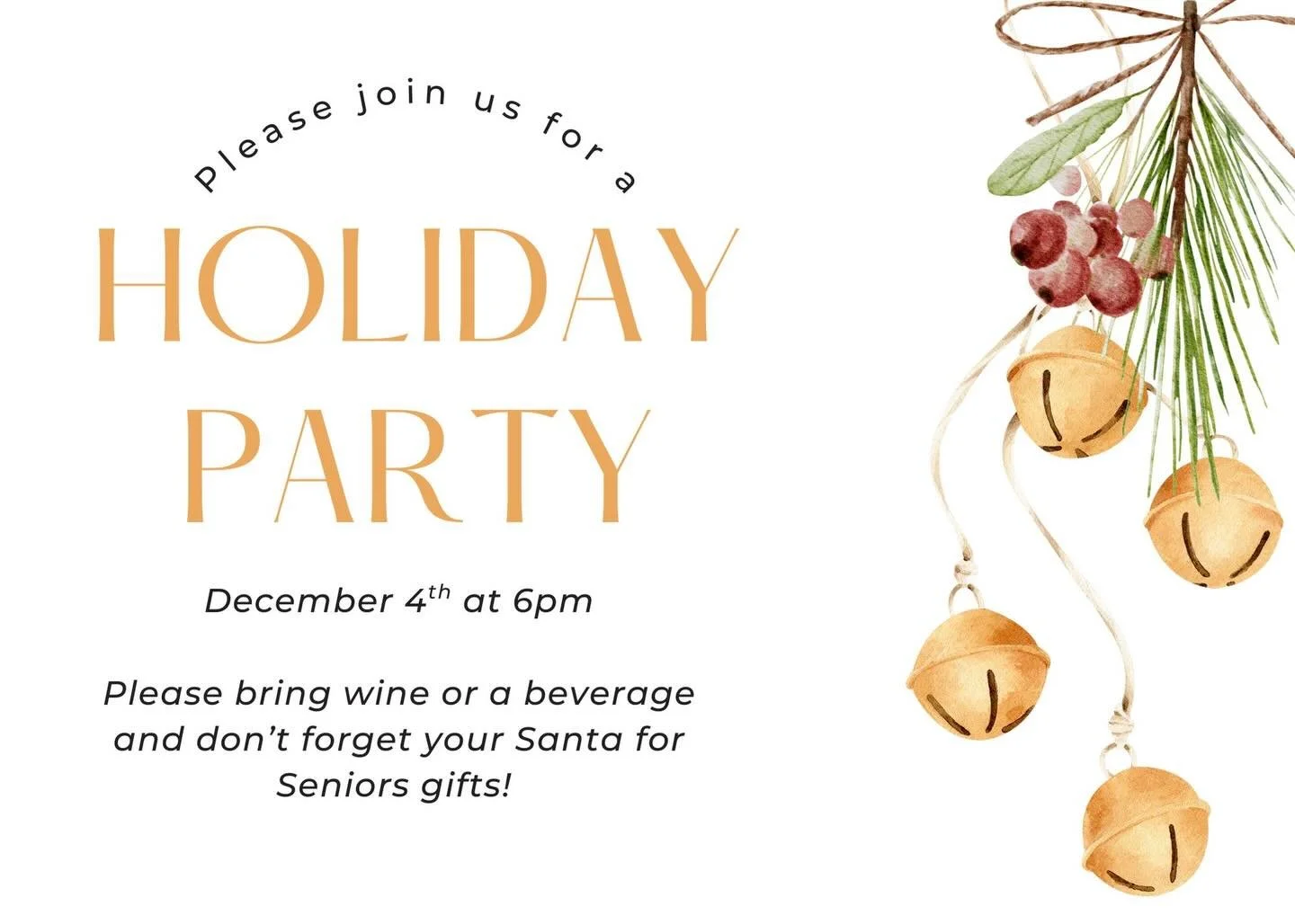 Don&rsquo;t forget our annual member Holiday Party tonight at 6pm! #portsmouthnh #getinvolved #santaforseniors #gfwc #gfwcnh