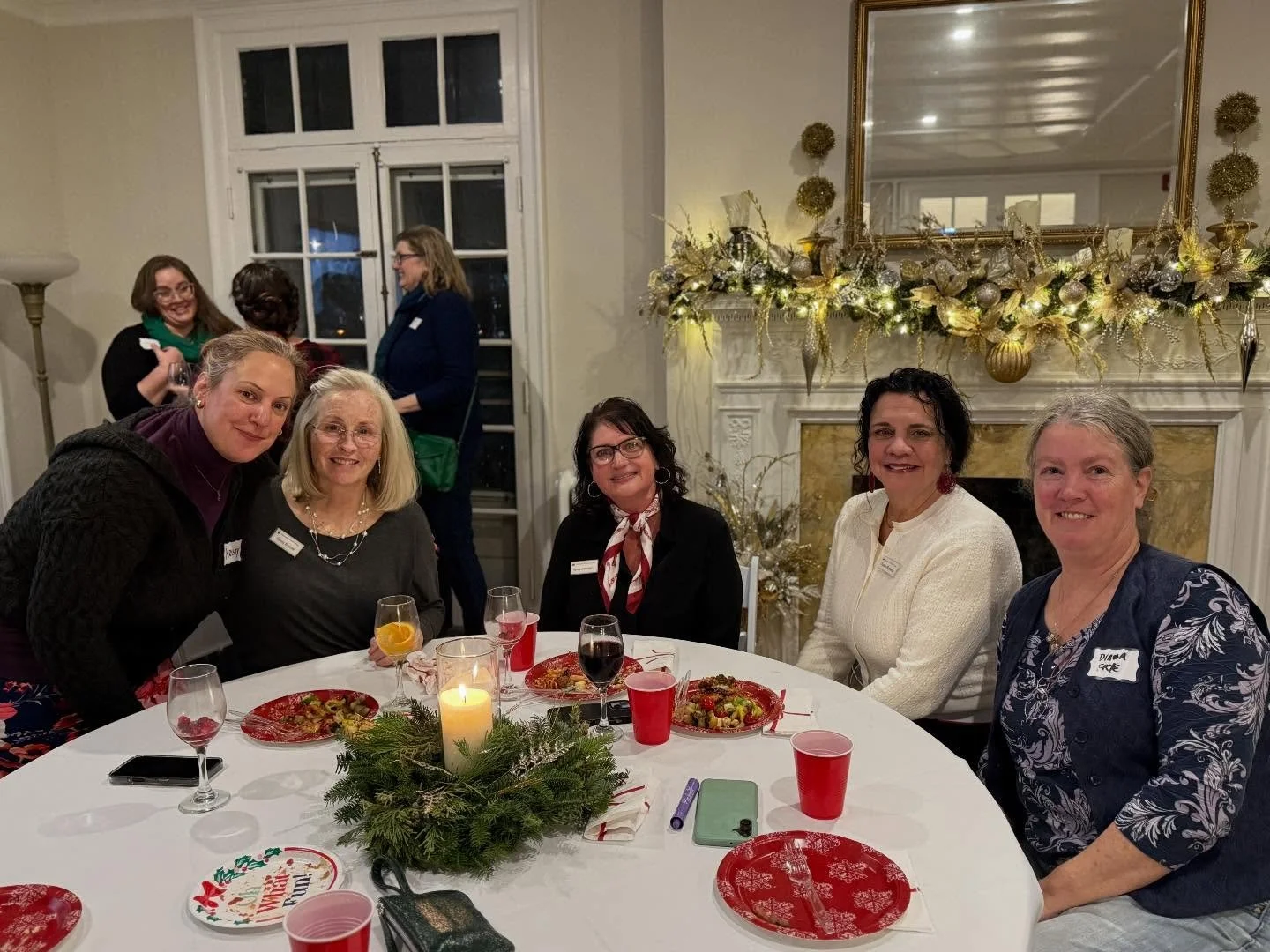 A wonderful night to celebrate the season with the members of the PWCC! We sponsored 30 senior citizens this year through Rockingham County Meals on Wheels &amp; Nutrition and collected over $1,675.00 in gift cards to help them with groceries through