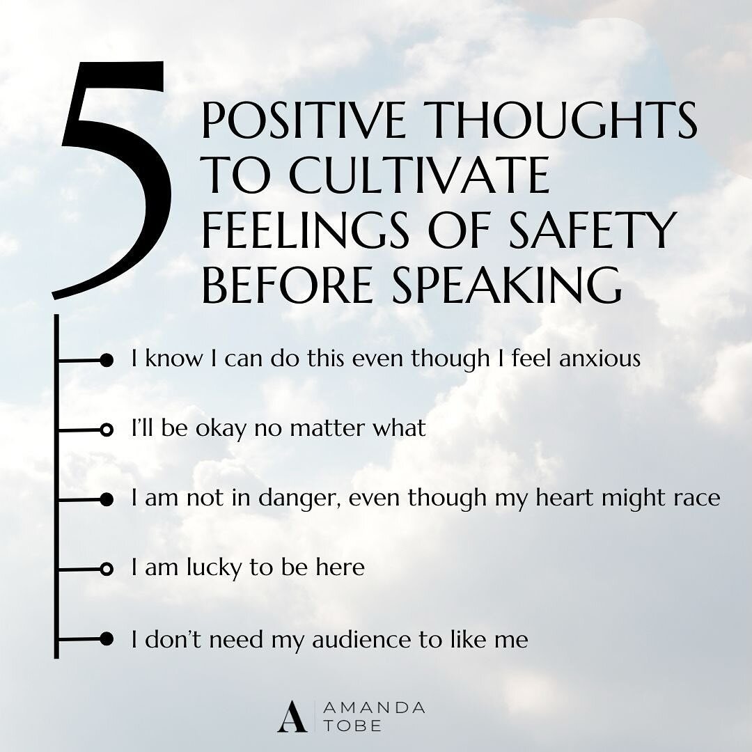 We have to change our thoughts if we want to become more confident speakers. When we have negative thoughts about ourselves and our speaking abilities (EX. &ldquo;I am worried about my mind going blank&rdquo;) it leads to off-task processing. Off-tas