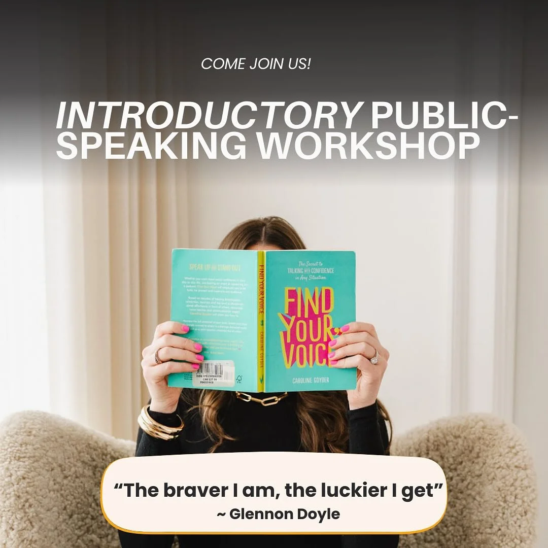 THIS! We are doing our first-EVER in-PERSON public speaking workshop...and you&rsquo;re invited :-) 🥳

If you&rsquo;ve ever been curious about joining one of our public speaking groups, this in-person workshop is a wonderful chance to experience wha