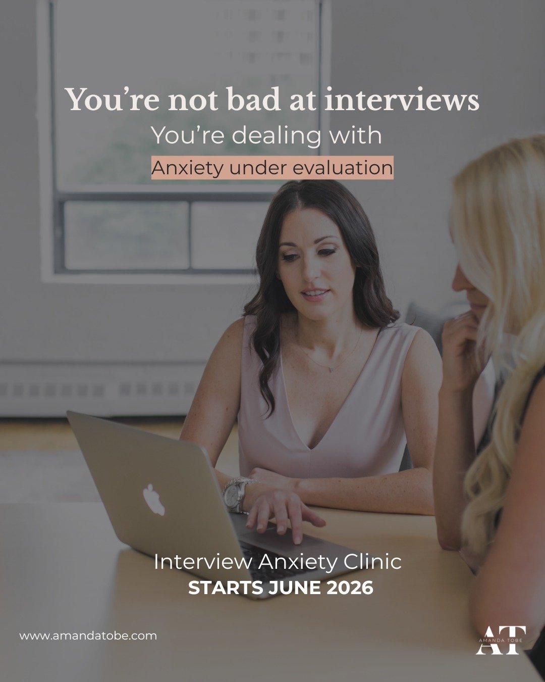 Most people assume they're bad at interviews. In reality, they're dealing with a nervous system response under evaluation. 

When your mind blanks or your voice shifts, that's not a lack of preparation. It's anxiety. 

This clinic focuses on helping 