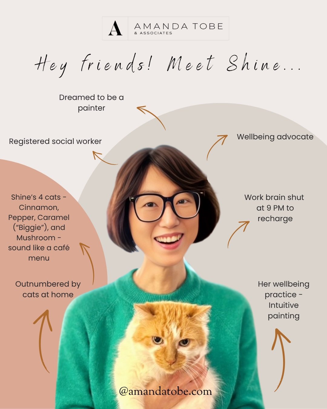 We&rsquo;re growing.

And I couldn&rsquo;t be more intentional about who I&rsquo;m bringing into this space.

Meet Shine, our newest therapist at Amanda Tobe &amp; Associates.

Shine brings over 10 years of experience at the intersection of psycholog