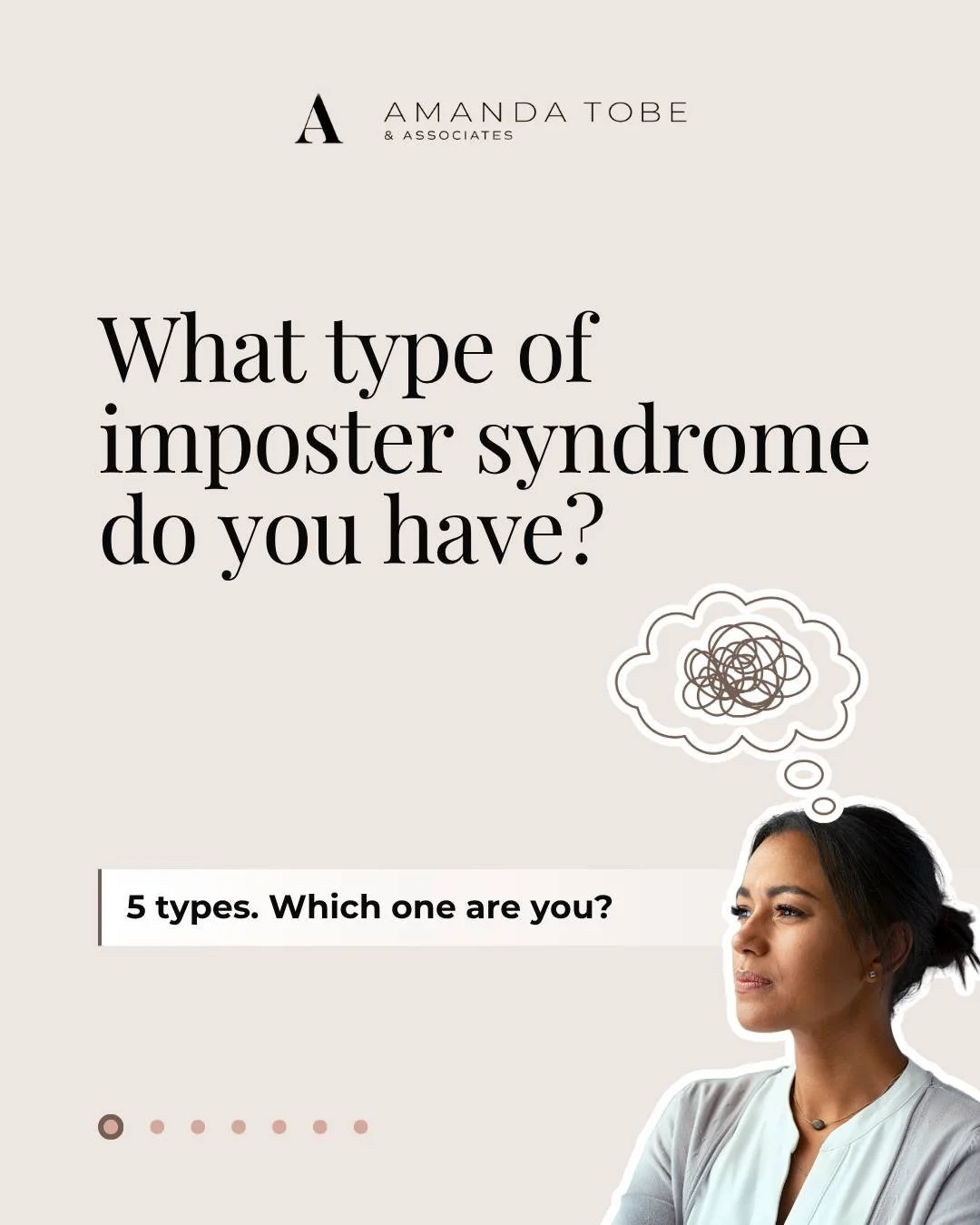 What type of imposter syndrome do you have?

There isn't just one flavour of "I don't actually belong here." Swipe through and see which one sounds familiar:

✨ The Perfectionist: fixates on the 5% that wasn't perfect
💡 The Expert: feels l