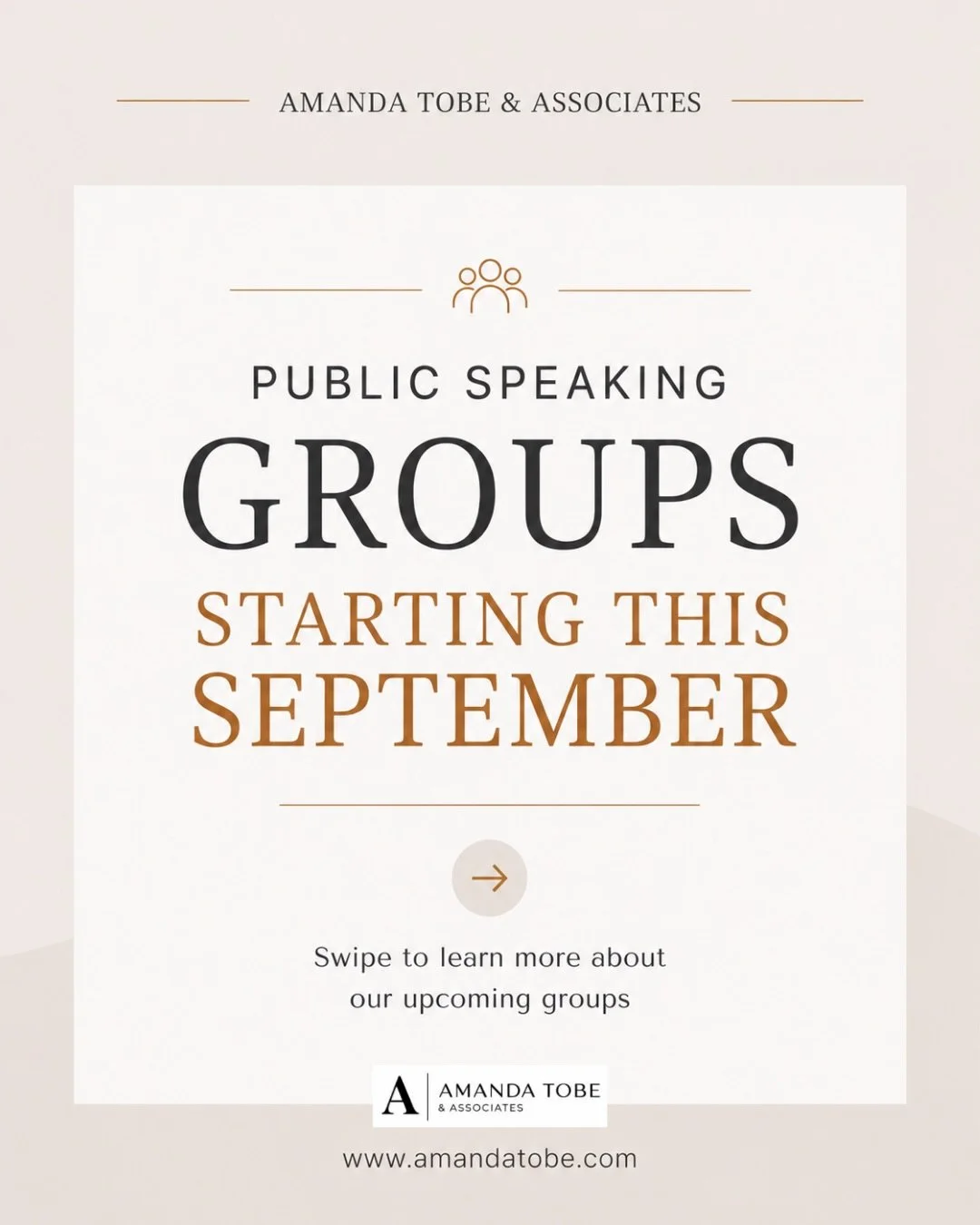 Thinking about improving your confidence with public speaking?

This September, we&rsquo;re offering two online Public Speaking Groups designed to help you build confidence, manage anxiety, and communicate with greater ease.

&bull; Wednesday daytime