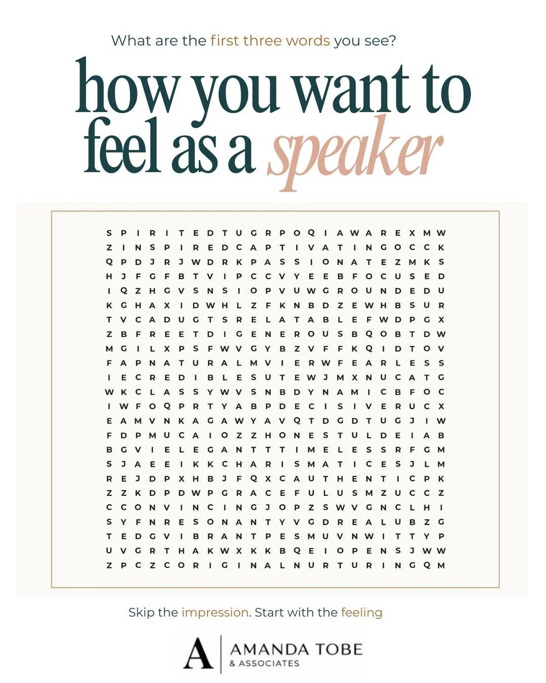 There's a moment in this work where something shifts.

Not when the fear disappears &mdash; it doesn't, not fully. But when the relationship to it changes.

The Moment You&hellip;

&hellip;begin to see public-speaking anxiety as an opportunity and no