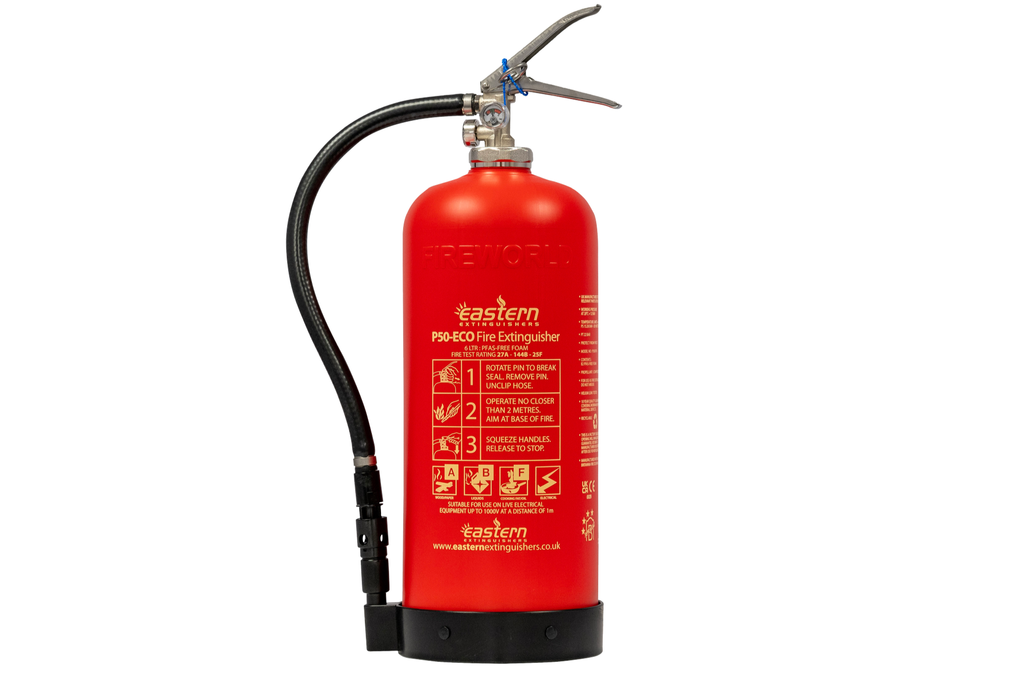 P50 6L PFAS Free Eco Foam Fire Extinguisher