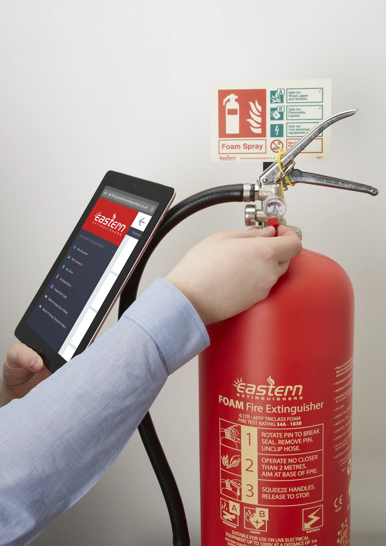 Certifying a P50 Fire Extinguisher — Eastern Extinguishers