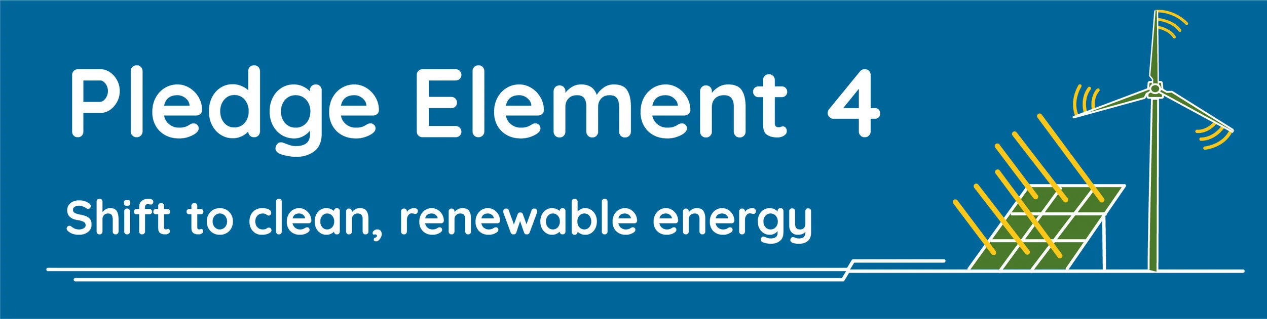 Shift to clean, renewable energy