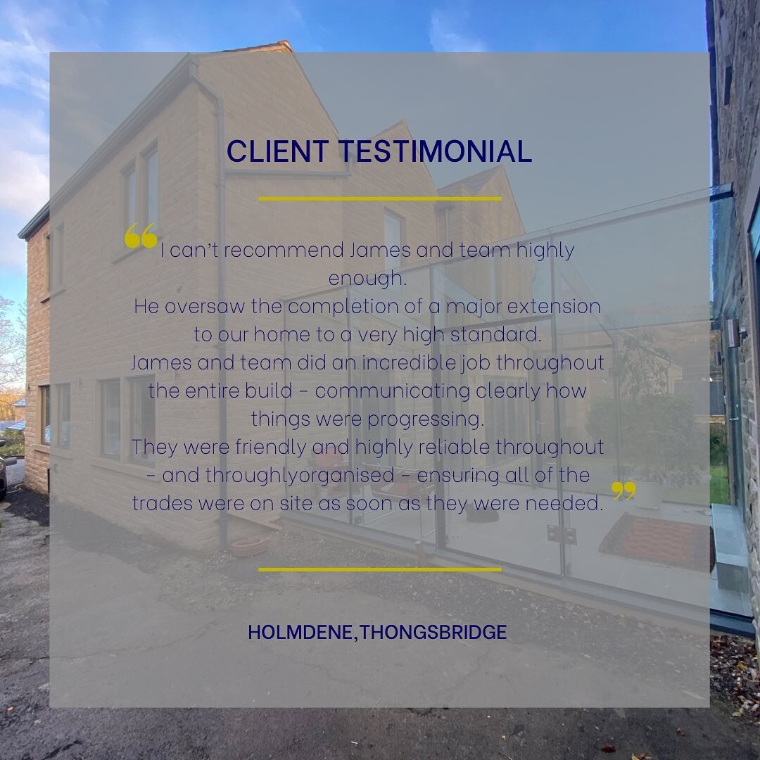 Client feedback&hellip;
We completed a two storey side extension along with a garage conversion with a glass link to bring the two together //JPM 
.
.
.
.
.
.
#extension #huddersfieldbuilder #positivefeedback #clienttestimonial #clientreview #positiv