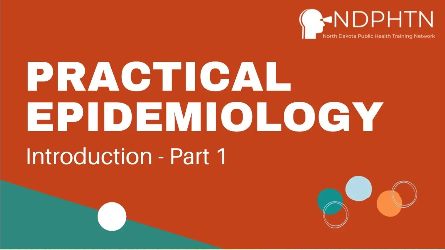 E002 Practical Epidemiology Intro