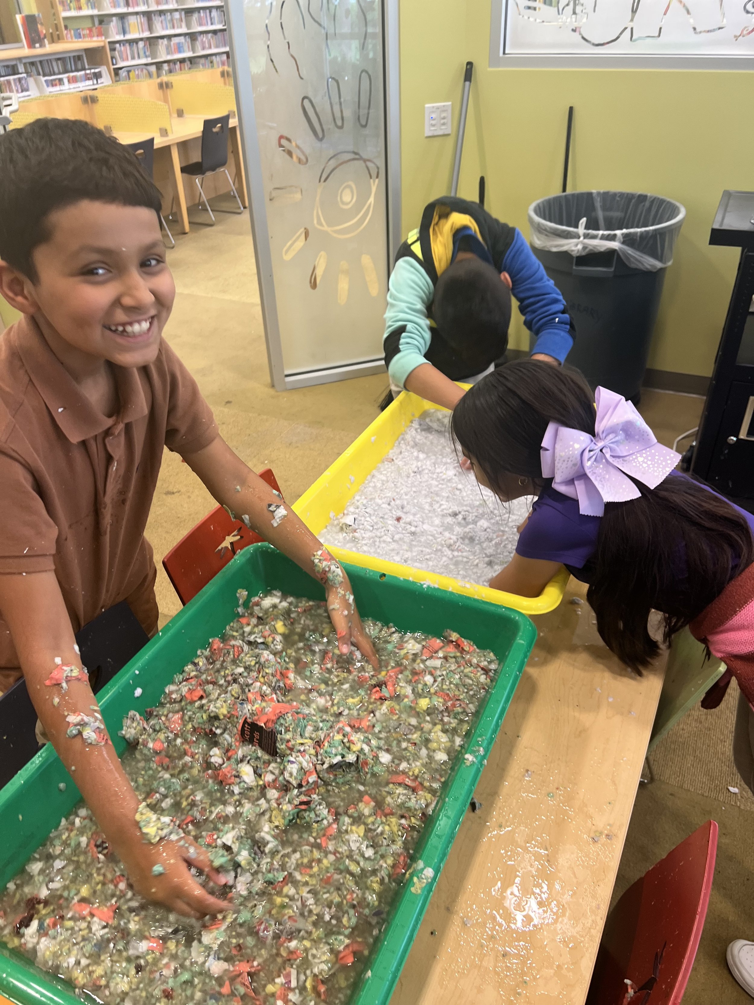 Paper Making at the Belle Glade Branch Library in Florida