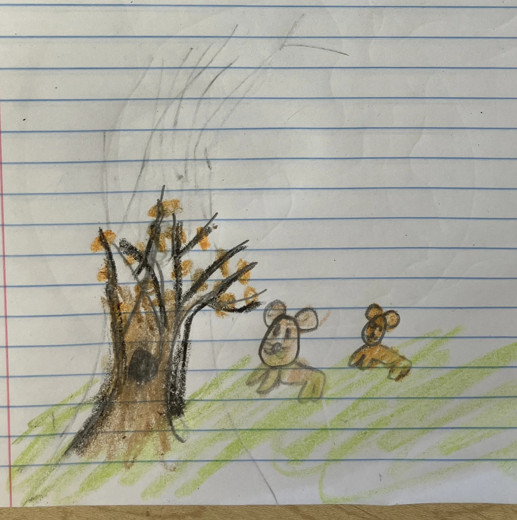 Inspired by the book,  "Little Tree",  written by Loren Long