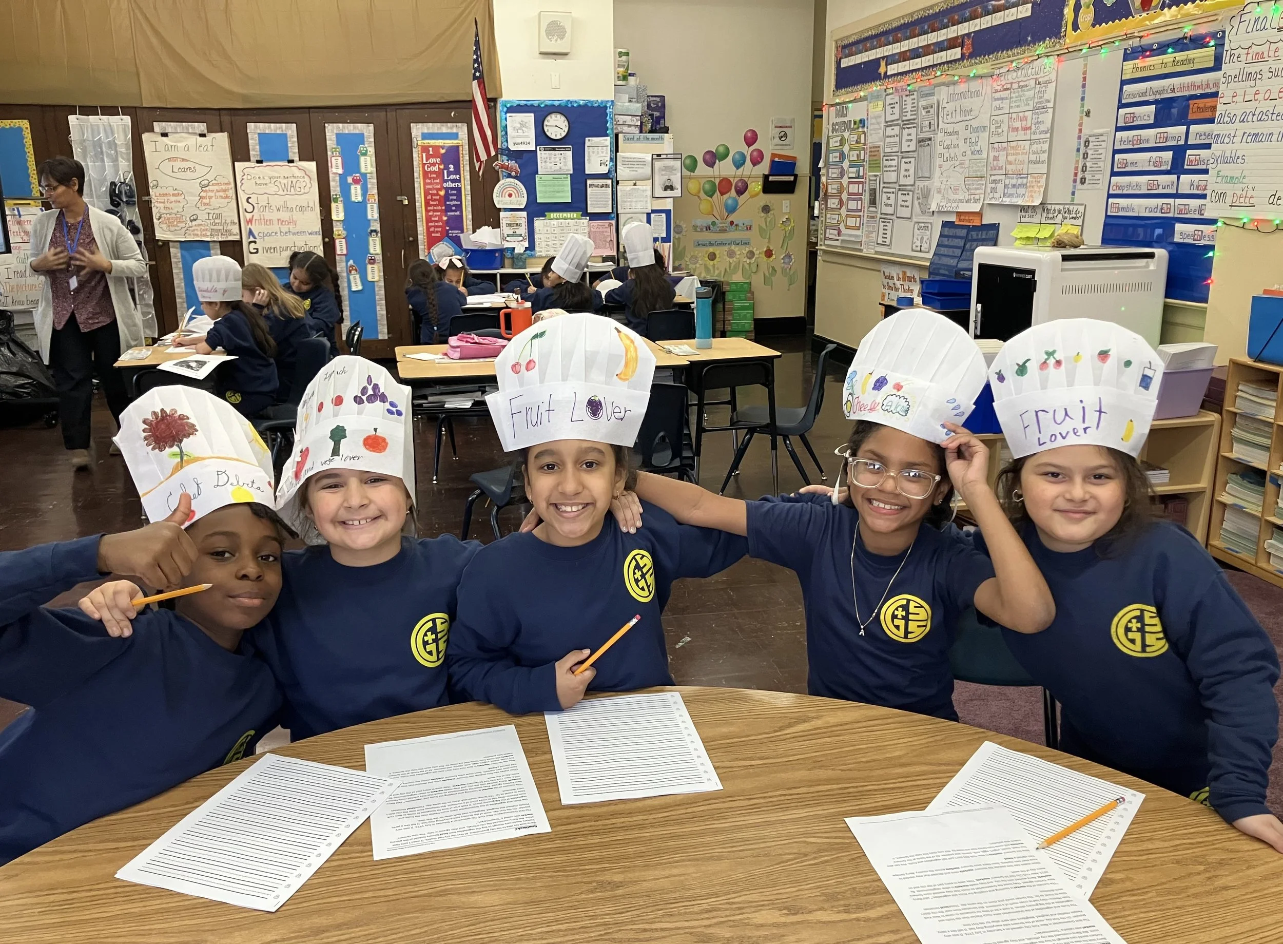 Thumbs Up for our Writers at Good Shepard School