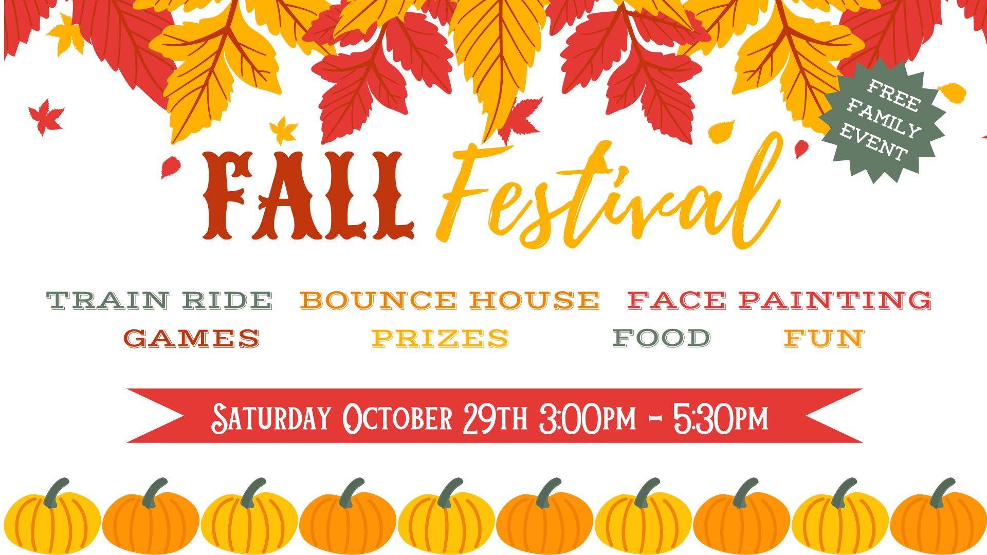 Fall Festival — Oak Ridge Baptist Church