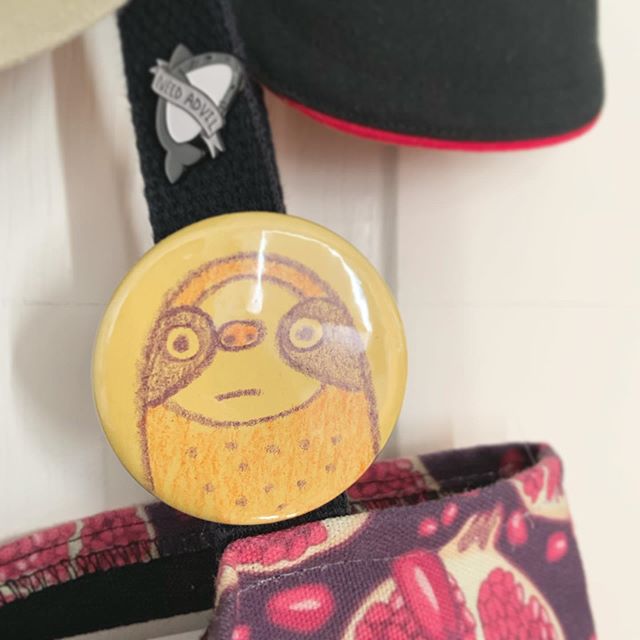 Recently discovered the joys of button making machines ✌️ .
#sloth #sloths #illustration #surfacedesign #button #buttons #illustrator #art #design #graphicdesign #freelance #yellow #creative