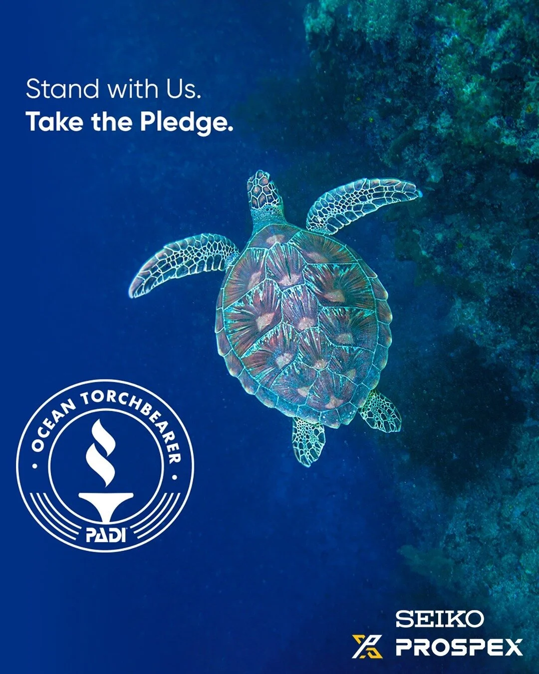 We are happy to celebrate Earth Day with Seiko. The Seiko Prospex Mission: to help protect the world's oceans now and for future generations.

This Earth Day, join Seiko and PADI to take the &lsquo;Save the Ocean Pledge&rsquo; and help to build the w