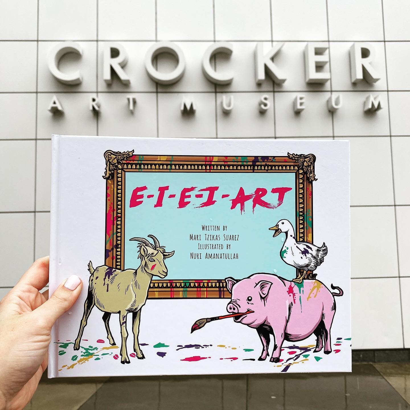 E-I-E-I-ART is officially available at @crockerart store! Shop online at store.crockerart.org #shopmuseumsunday #shopmuseums