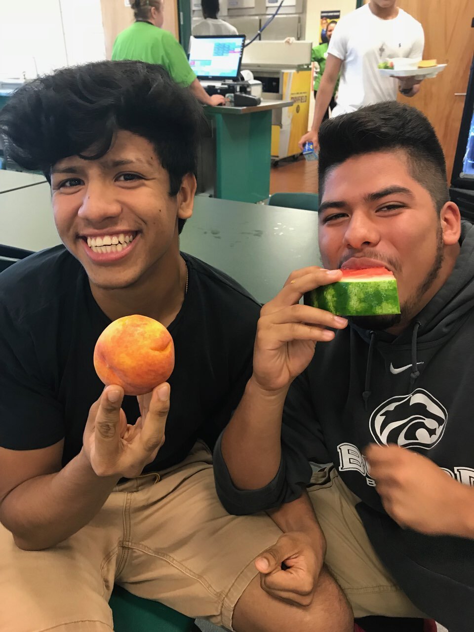 2019 Buford City Schools Students eating locally grown fruits.jpg